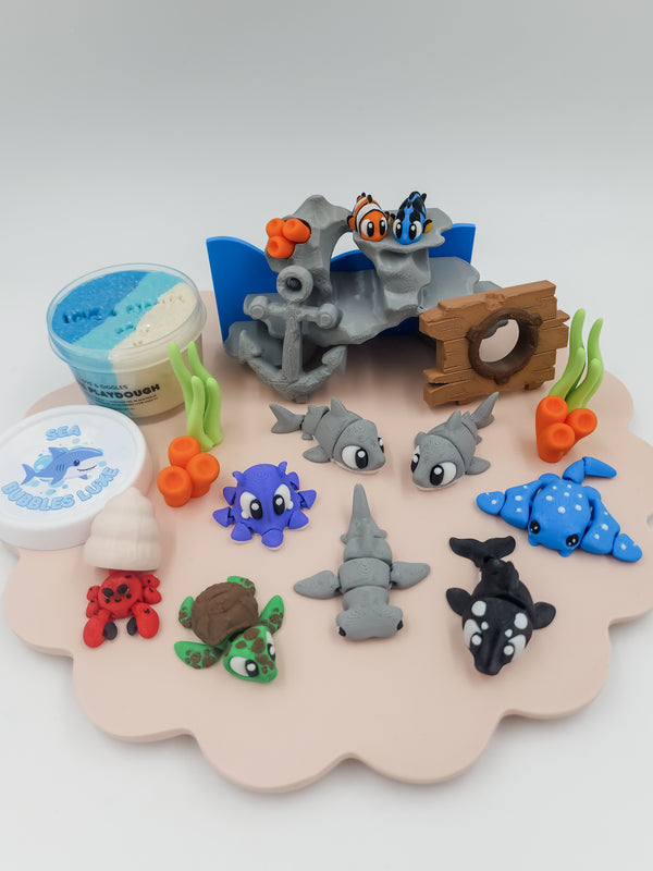SHARK ADVENTURE PLAYDOUGH KIT
