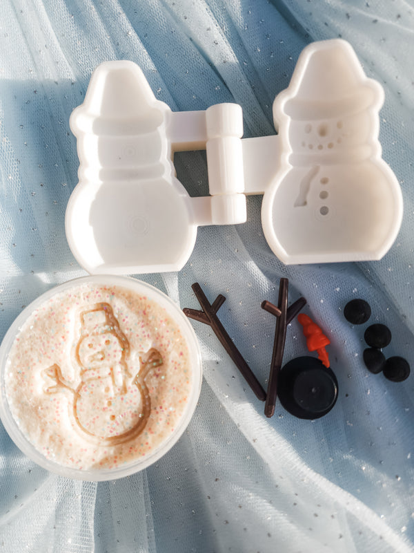 PRE-ORDER MAKE YOUR OWN SNOWMAN MINI PLAYDOUGH SET