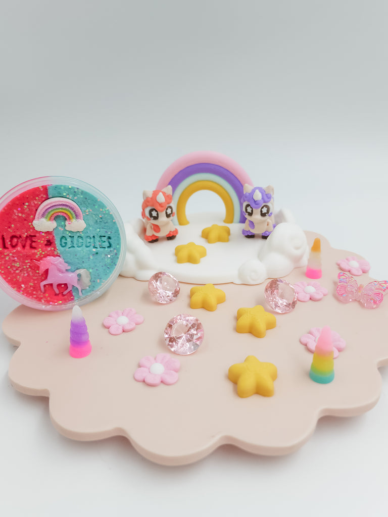 unicorn playdough kit for kids